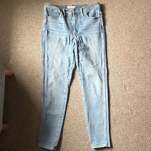 Madewell 10” High Rise Skinny Jeans